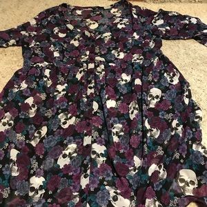 Torrid Size 2 Skull Dress